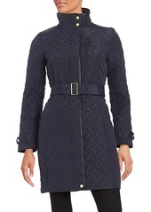 Cole Haan Essential Belted Quilted Coat