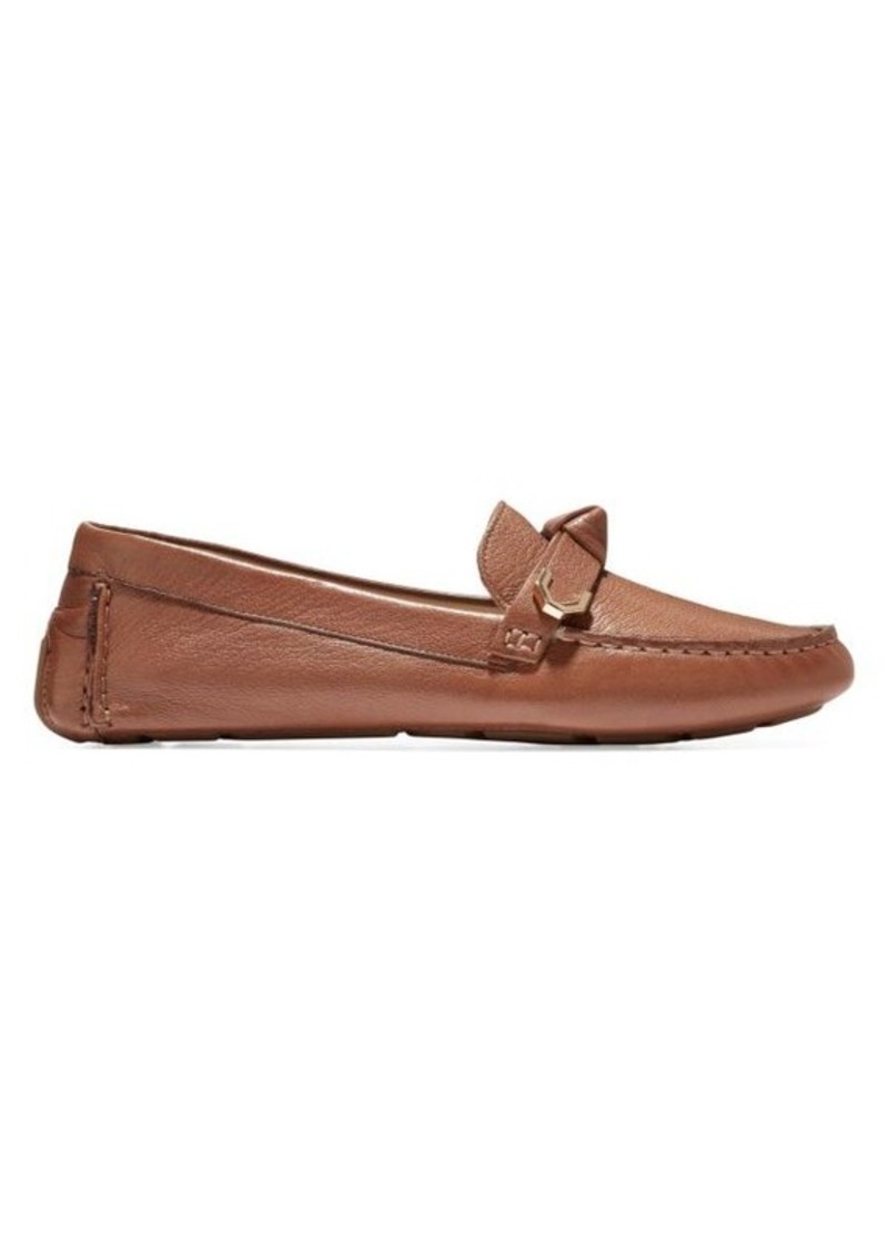 Cole Haan Evelyn Bow Leather Driving Loafers