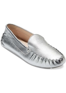 Cole Haan Evelyn Driver Womens Metallic Slip-On Loafers
