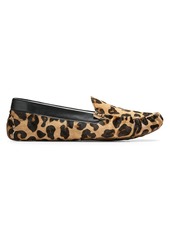 Cole Haan Evelyn Leopard-Print Faux Calf Hair Loafers