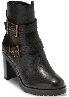 Cole Haan Foster Womens Leather Buckle Ankle Boots