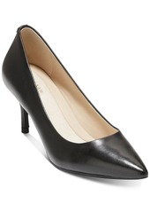 Cole Haan Goto Park 65mm Womens Faux Leather Pointed Toe Pumps