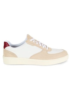 Cole Haan Grand CC Two Tone Leather Low Top Sneakers