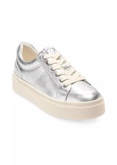 Cole Haan Grandpro Max Metallic Leather Platform Sneakers