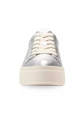 Cole Haan Grandpro Max Metallic Leather Platform Sneakers