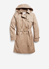 Cole Haan Hooded Trench Coat