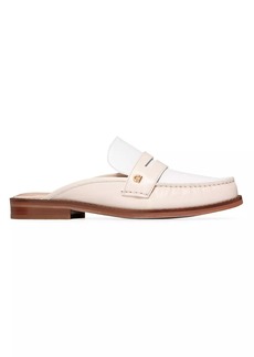 Cole Haan Lux Pinch Penny Leather Loafer Mules