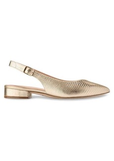 Cole Haan Mazie Leather Slingback Flats