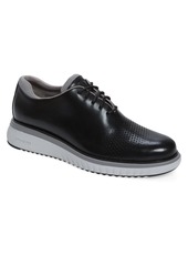 Cole Haan Zer?Grand Eon Wingtip in Black Leather/White at Nordstrom