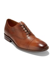Cole Haan Men's Sawyer Leather Captoe Oxford Shoes - British Tan