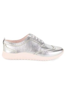 Cole Haan Metallic Leather Oxfords