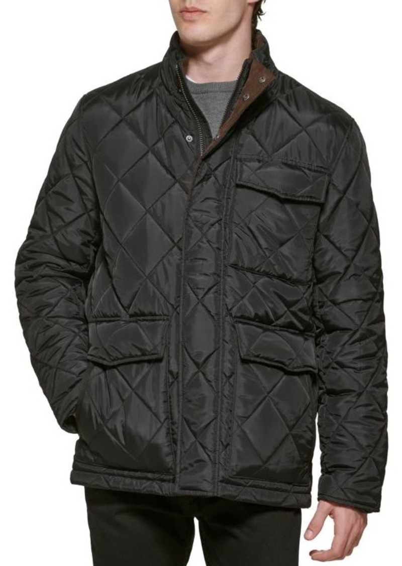 Cole Haan Mockneck Quilted Field Jacket