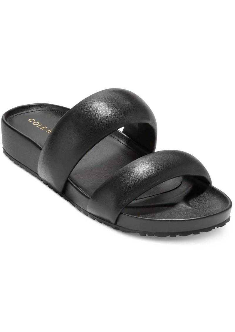 Cole Haan Mojave DBL Womens Leather Slip On Slide Sandals
