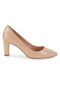 Cole Haan Mylah Block Heel Leather Pumps