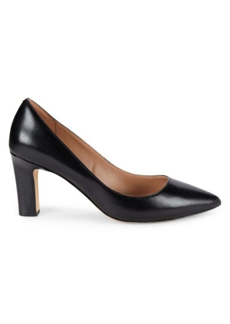 Cole Haan Mylah Point Toe Leather Pumps