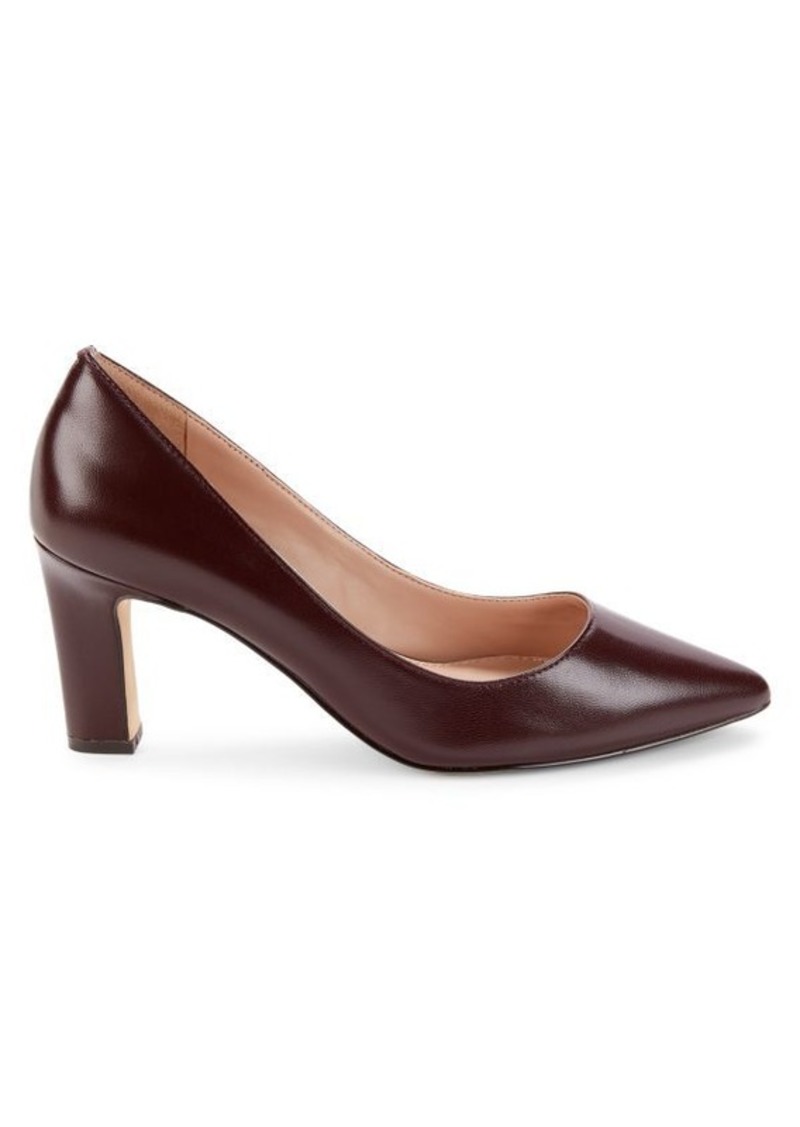 Cole Haan Mylah Point Toe Leather Pumps