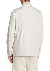 Cole Haan Packable Button Zip Front Jacket