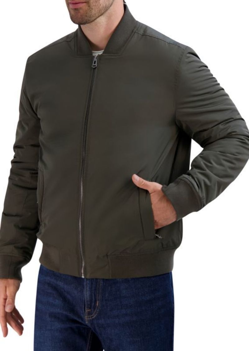 Cole Haan Padded Nylon Bomber Jacket