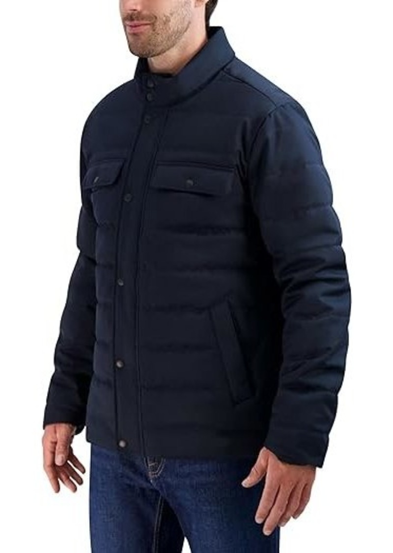 Cole Haan Quilted Heather Twill Jacket