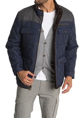 Cole Haan Quilted Utility Pocket Jacket