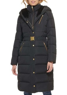 Cole Haan Signature Faux Fur Lined Down Coat