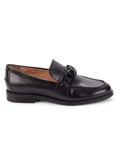 Cole Haan Stassi Chain Trim Leather Bit Loafers