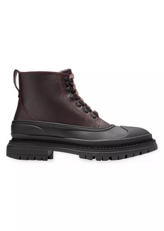 Cole Haan Stratton Shroud Leather Lug-Sole Boots