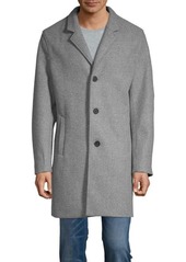 Cole Haan Stretch-Wool Topcoat