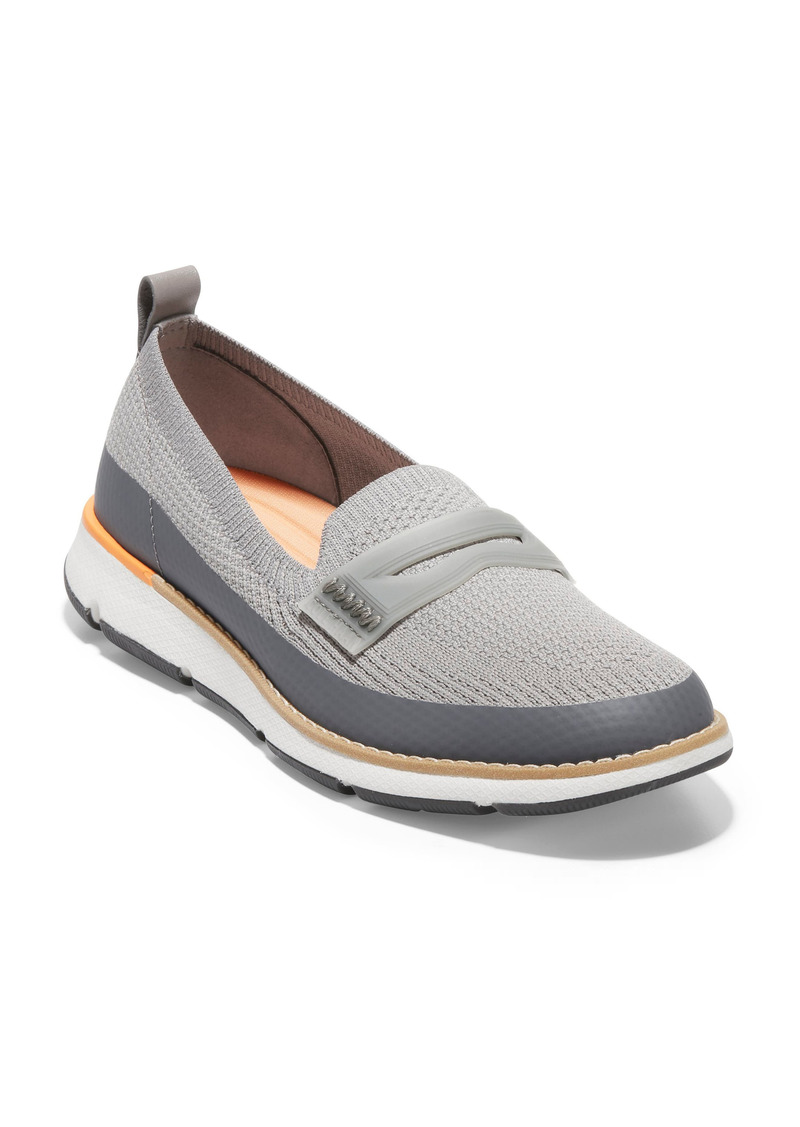 Cole Haan 4ZeroGrand Stitchlite Loafer in Cool Grey Knit at Nordstrom