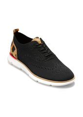 Cole Haan 4.ZeroGrand Stitchlite Oxford in Black Knit Calf Hair at Nordstrom