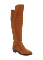 Cole Haan Calgary Water Resistant Over the Knee Boot in Black Suede at Nordstrom