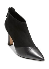 Cole Haan Viana Stretch Leather Boot in Black at Nordstrom