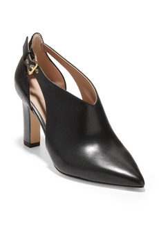 Cole Haan Viera Pointed Toe Pump in Black Princess/Firenze Croc at Nordstrom