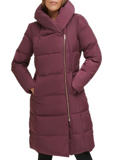 Cole Haan Womens Down Quilted Puffer Coat