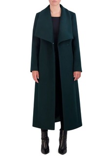 Cole Haan Wool Blend Belted Wrap Coat
