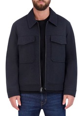 Cole Haan Wool Blend Trucker Jacket