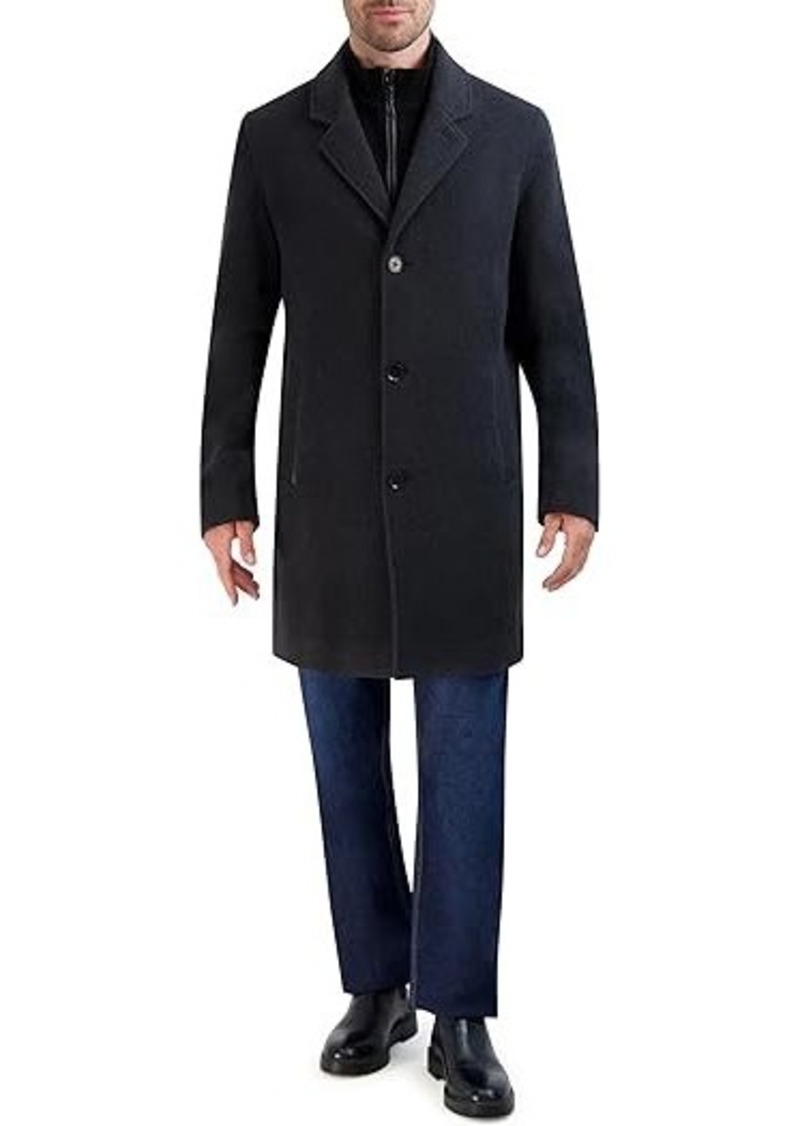 Cole Haan Wool Plush Car Coat