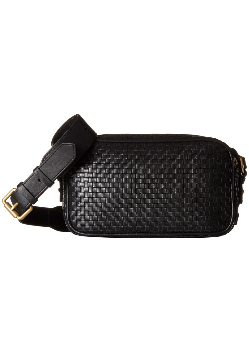 Cole Haan Woven Leather Zoe Camera Bag
