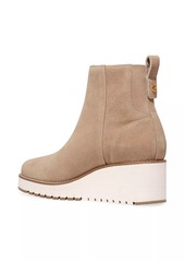 Cole Haan ZEROGRAND City 50MM Suede Wedge Ankle Boots