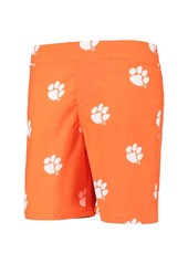Big Boys and Girls Columbia Orange Clemson Tigers Backcast Printed Omni-Shade Shorts - Orange