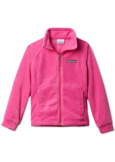 Columbia Big Girls Benton Springs Fleece Jacket - Pink Ice