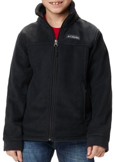 Columbia Boys' Steens Mountain Fleece Jacket, XS, Black