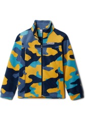 Columbia Boys' Zing III Fleece Jacket, Large, Brght Idgo Check/Brt Idgo