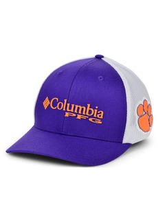 Columbia Clemson Tigers Pfg Stretch Cap - Purple/White