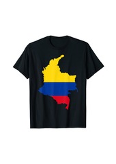 Columbia Country National Flag Outline T-shirt