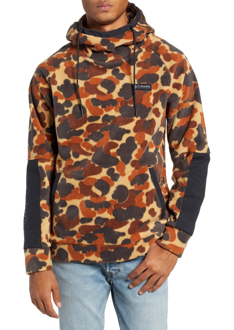 columbia camo fleece zip up