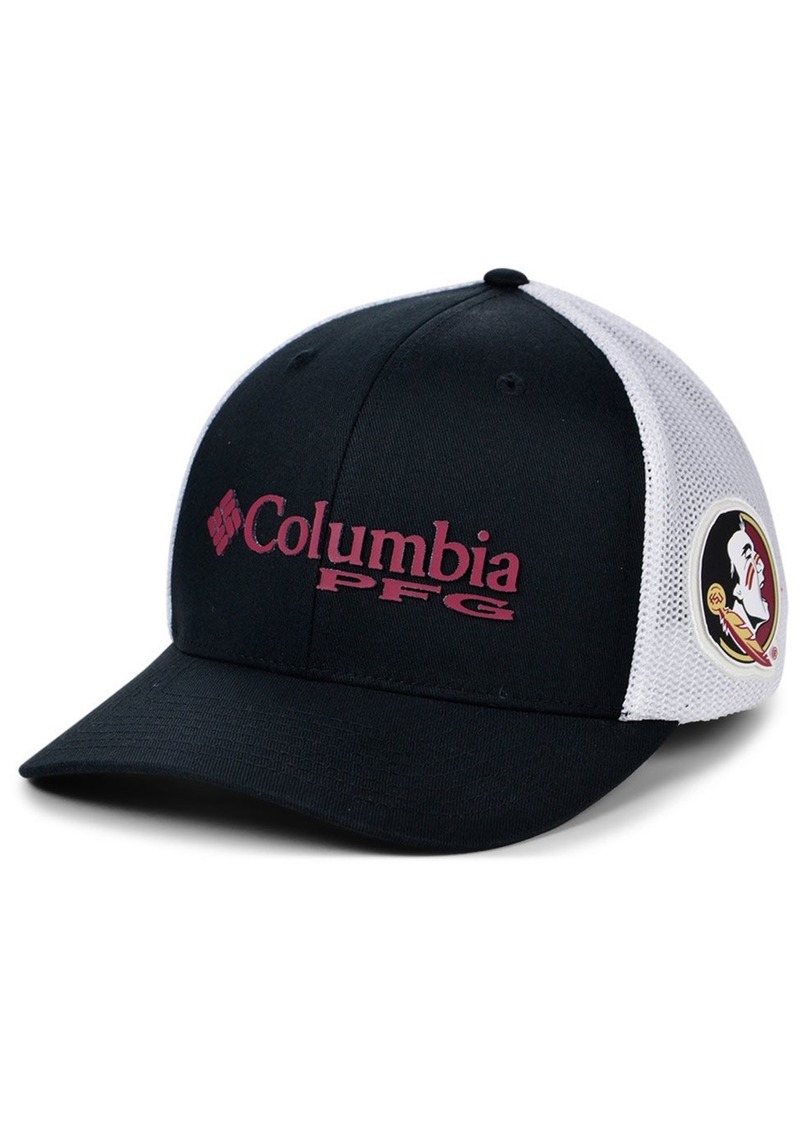 Columbia Florida State Seminoles Pfg Stretch Cap - Black/White