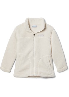 Columbia Girls' West Bend Full-Zip Fleece Jacket, XS, White