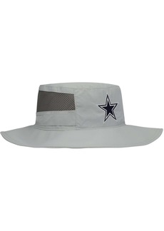 Columbia Gray Bora Bora Booney Ii Omni-Shade Coolmax Dallas Cowboys Bucket Hat - Gray