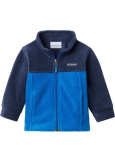 Columbia Infant Boys' Steens Mountain II Fleece Jacket, 12-18M, Brght Indigo/Cllgte Nvy